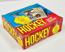 1985 NHL Hockey O-Pee-Chee Empty Wax Pack Card Box (P15)