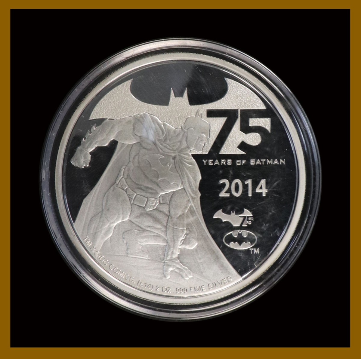 2014年ニウエ、バットマン75周年記念セット 2オンス .999Ag シルバー
