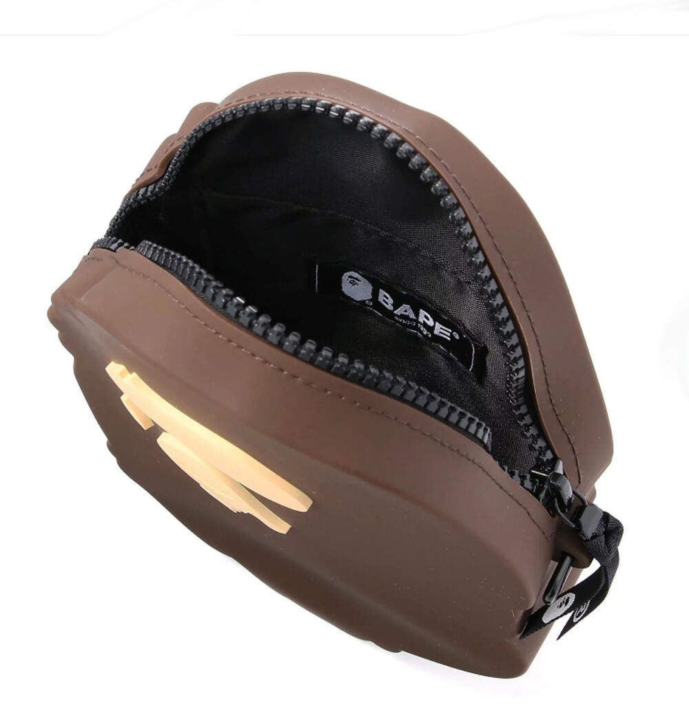 A BATHNIG APE Men's Goods APE HEAD SILICON SHOULDER BAG A BATHNIG APE Men's Goods APE HEAD SILICON SHOULDER BAG