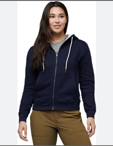 Cotopaxi Women's Do Good Full Zip Hoodie Navy With White Piping Size Large
