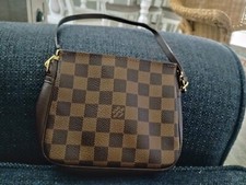 Louis Vuitton Trousse Toilette Pouch Brown Canvas Damier Ebene