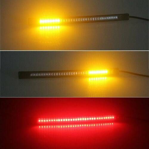 Motorcycle 48 LED Turn Signals Strips Tail Brake Light For Bobber Cafe Racer ATV - Picture 11 of 12