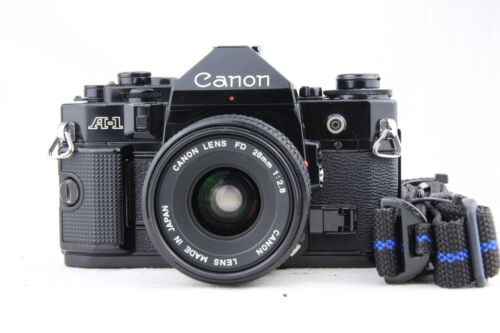 [ Casi Mint ] Canon A-1 A1 35mm Película Cámara + Terranova New Fd 28mm f2.8 - Imagen 1 de 14
