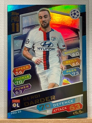 Sergi Darder PRO 11 Match Attax Topps UEFA Champions League 2016-2017 PRO 22