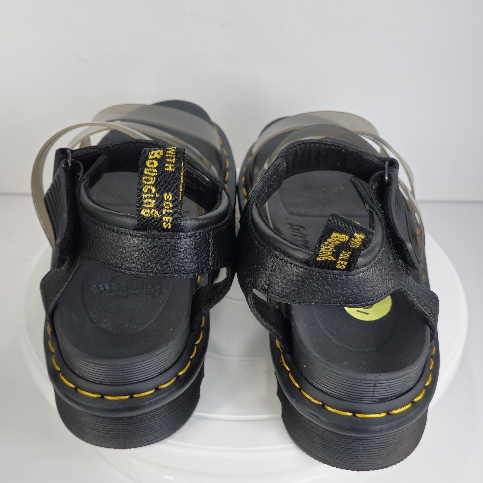 DR. MARTENS BLAIRE JELLY GLITTER WOMENS US 9 LEATHER STRAPPY GLADIATOR SANDALS image 9