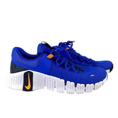 Nike Black & Blue Sneakers | Lace-Up, Low Heel, Size 10.5 | eBay display picture 1