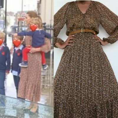 zara midi dress with belt