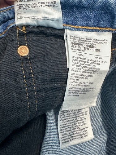 Vintage Levis Premium Fresh Leaves Justin Timberlake 502 Denim Jeans 32X32 Big E - Picture 9 of 9