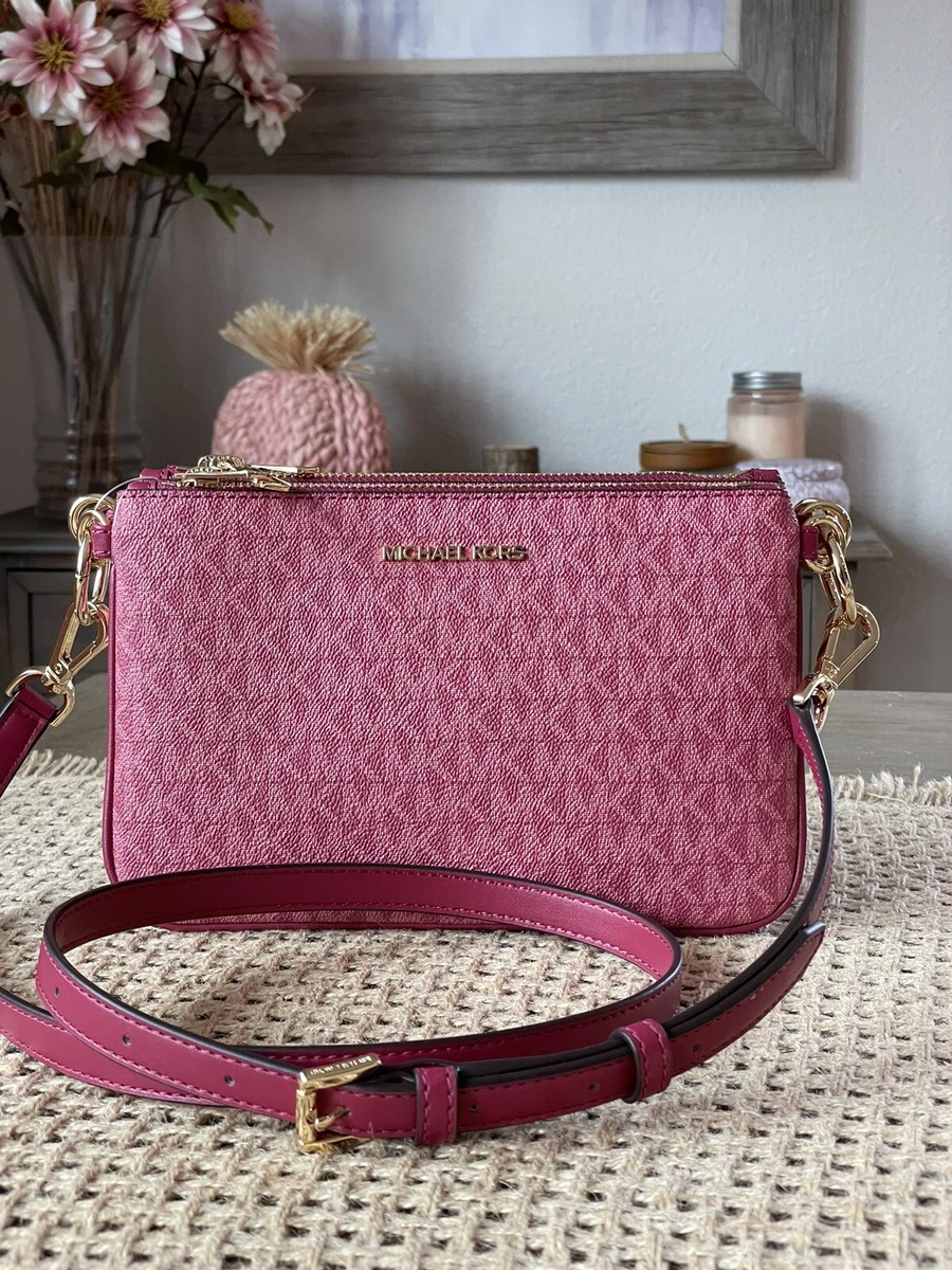 MICHAEL Michael Kors Jet Set Travel Cross-Body Bag in Pink