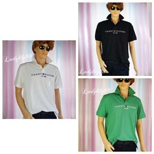 NWT TOMMY HILFIGER MEN'S REGULAR FIT EMBROIDERED LOGO POLO SHIRT SHORT SLEEVE 69