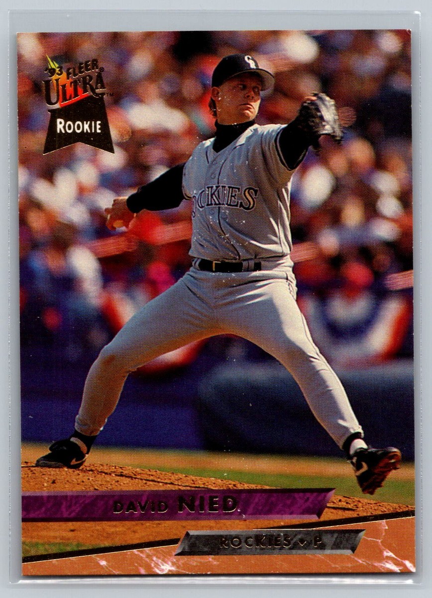 David Nied 1993 Ultra Rookie BASEBALL #354 Colorado Rockies | eBay
