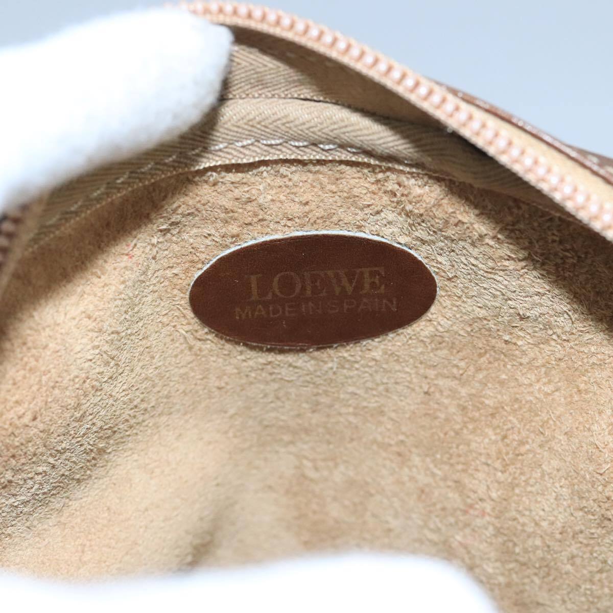 LOEWE Anagram Shoulder Bag Leather Gold Brown Auth 106616 | eBay LOEWE Anagram Shoulder Bag Leather Gold Brown Auth 106616 | eBay