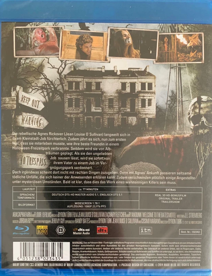 The Bates Haunting - NEW 3D & 2D Blu-Ray Disc - Jean Louise O'Sullivan - 2012 - Image 2 of 2