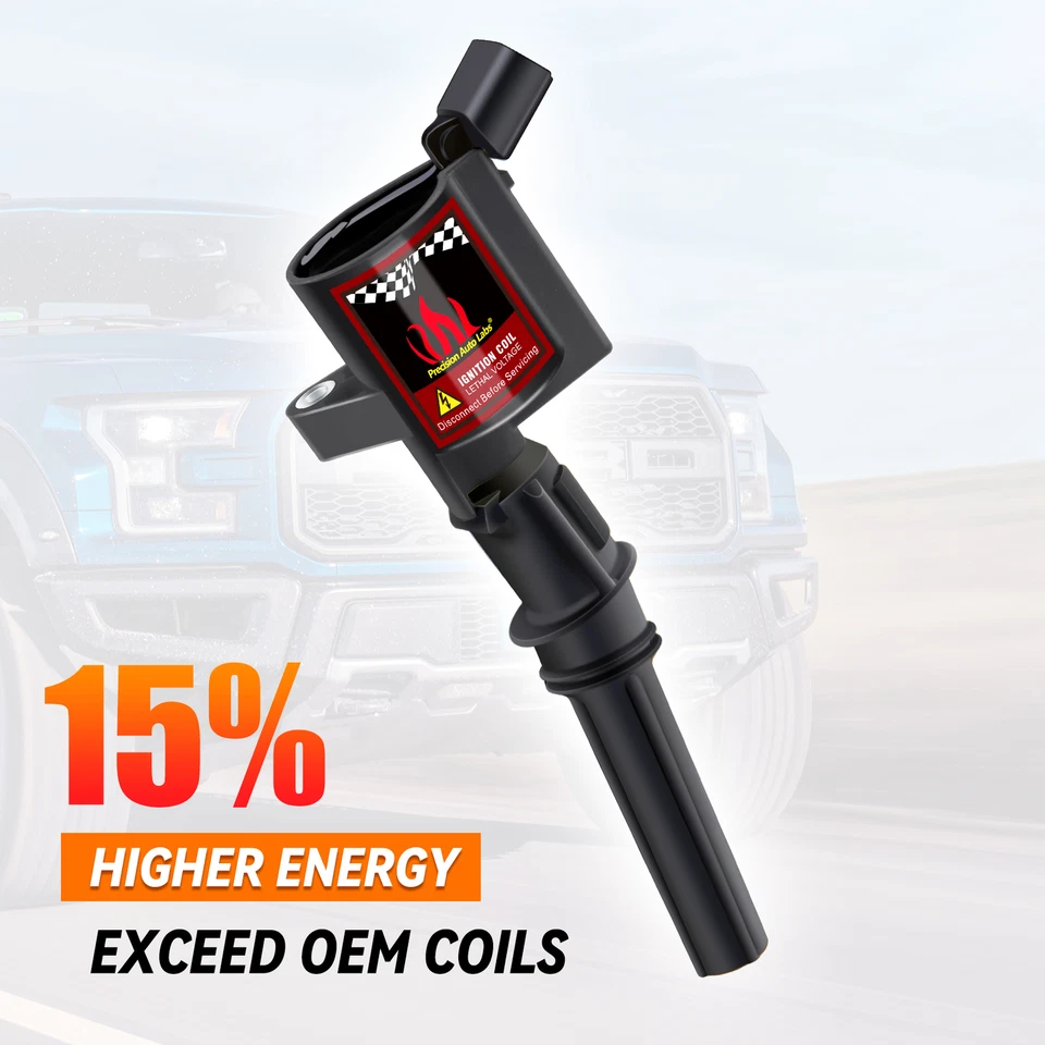 8x Spark Plugs & 8 Pack Ignition Coils DG508 For Ford E-350 Super Duty 5.4L 6.8L - Image 4 of 4