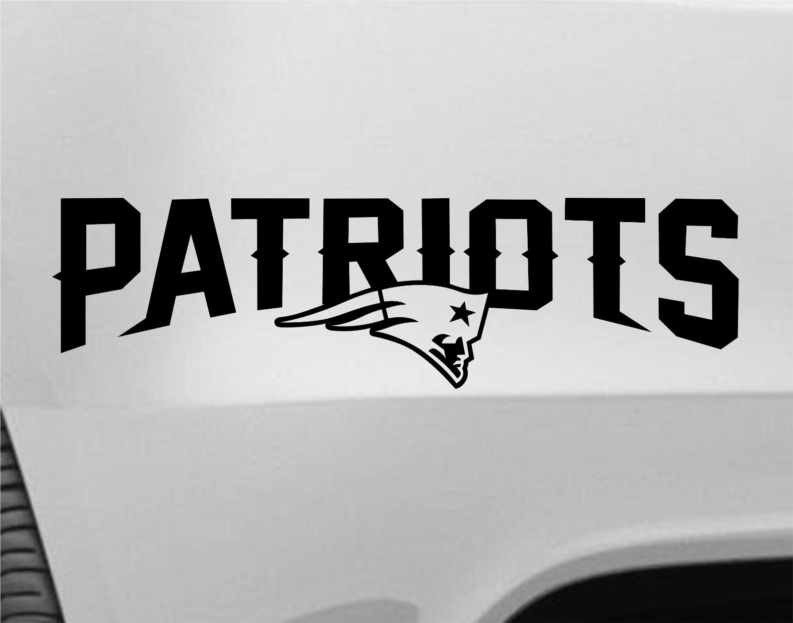 NE Patriots 18" Vinyl Car Truck Decal Window Sticker