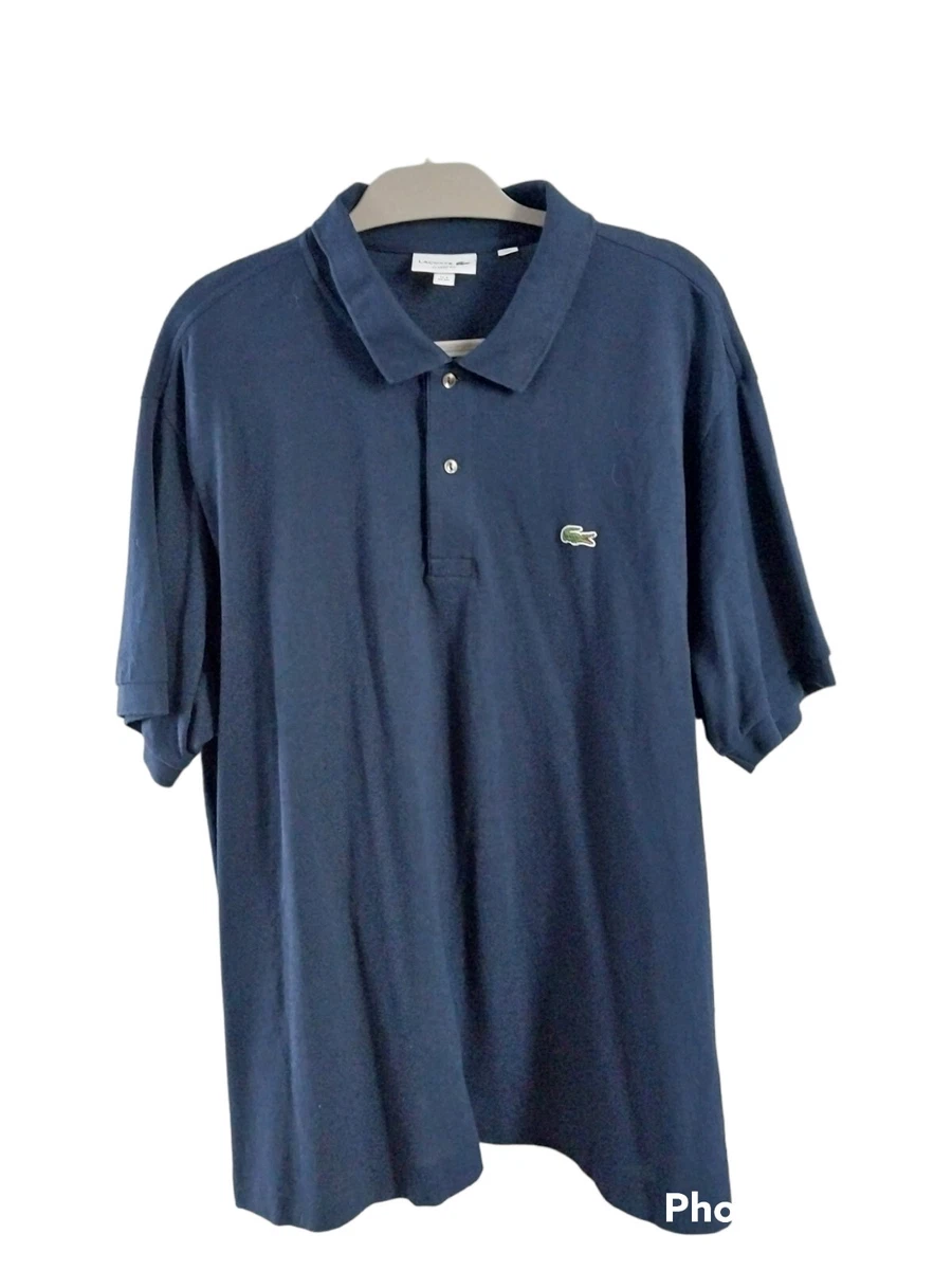 Lacoste Classic Fit Pique Cotton Short Sleeve Polo Shirt 3XL Navy | eBay