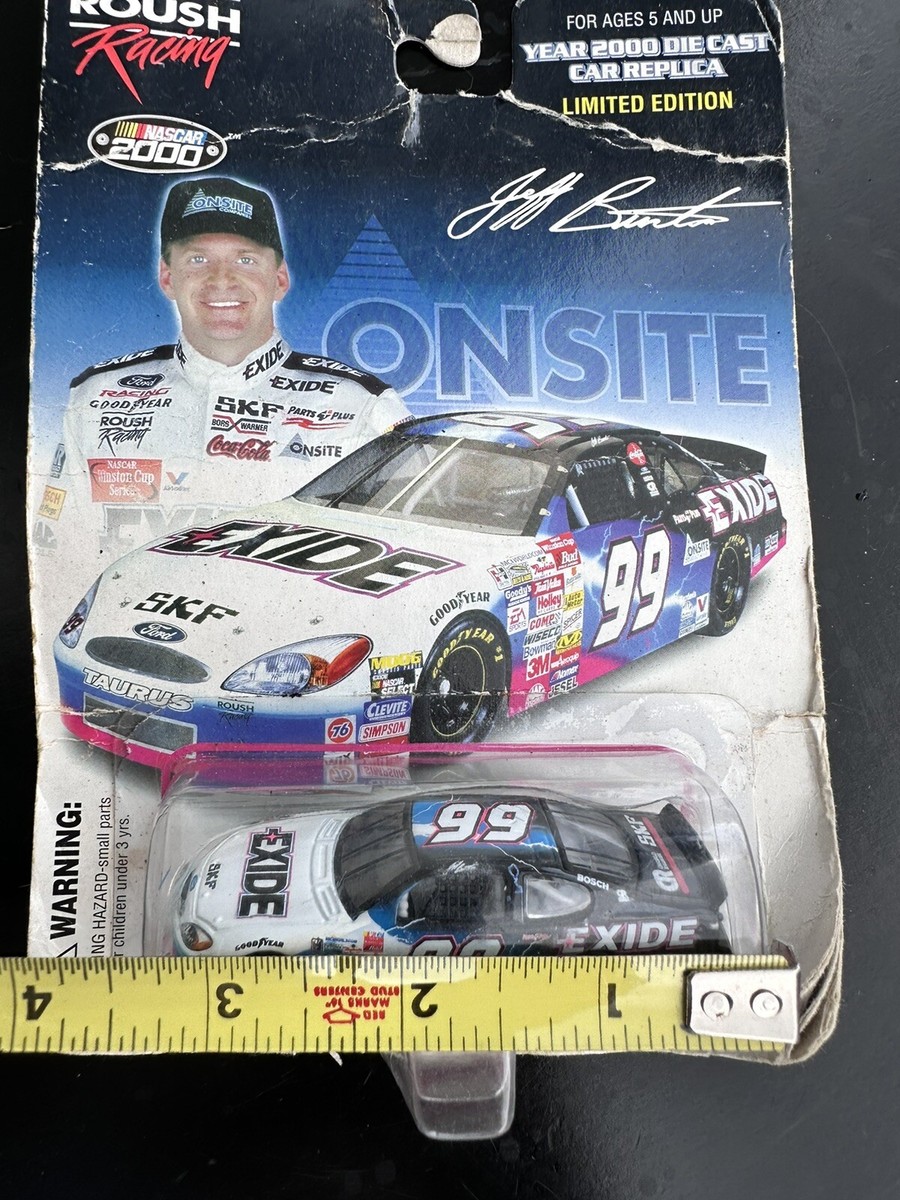 Team Caliber #99 Jeff Burton Nascar 2000 Exide 1/64 limited