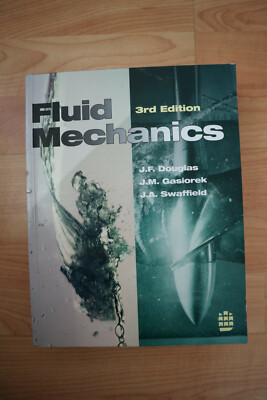 Fluid Mechanics 3rd Edition Douglas Gasiorek Swaffield auf Englisch Sehr Gut!!!