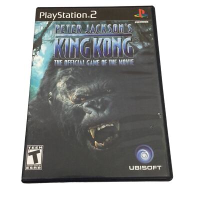 Playstation 2 Peter Jackson's King Kong Ubisoft Video Game Complete 