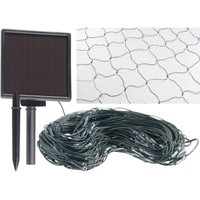 Lunartec Solar-Led-Lichternetz, 144 Leds, Weiß, 2 X 2 M, IP44