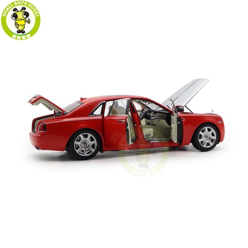 1/18 Rolls-Royce Ghost Kyosho 08802RS Red/Silver Diecast Model Car - Picture 10 of 22