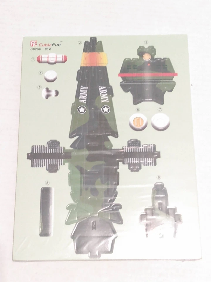 3D Puzzle Military Helicopters Daron - Image 4 of 4