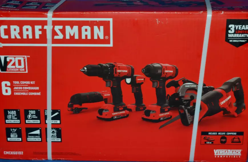 Craftsman 20v 8 piece combo kit new arrivals