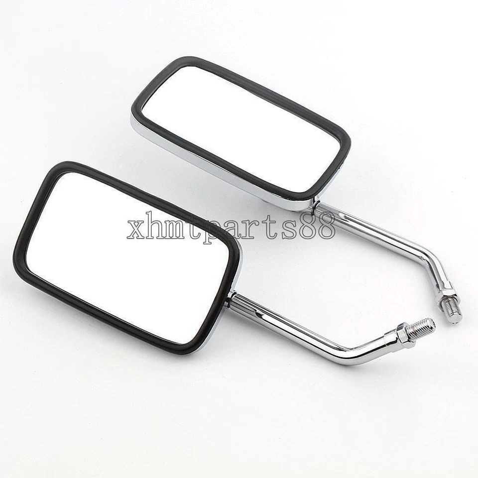 New Chrome Rearview Side Mirrors For Honda Valkyrie 1500 GL CF Interstate US - Image 2 of 4