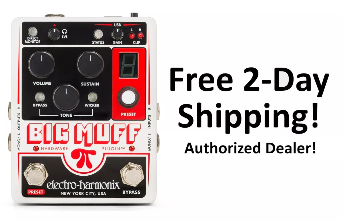 New Electro-Harmonix EHX Big Muff Pi Hardware Plugin Guitar Effects Pedal