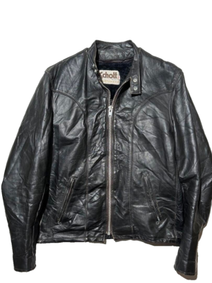 Schott Single Riders Jacket Blouson Men Size 44 Black Biker