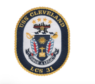 5'' NAVY USS CLEVELAND LCS-31 EMBROIDERED PATCH