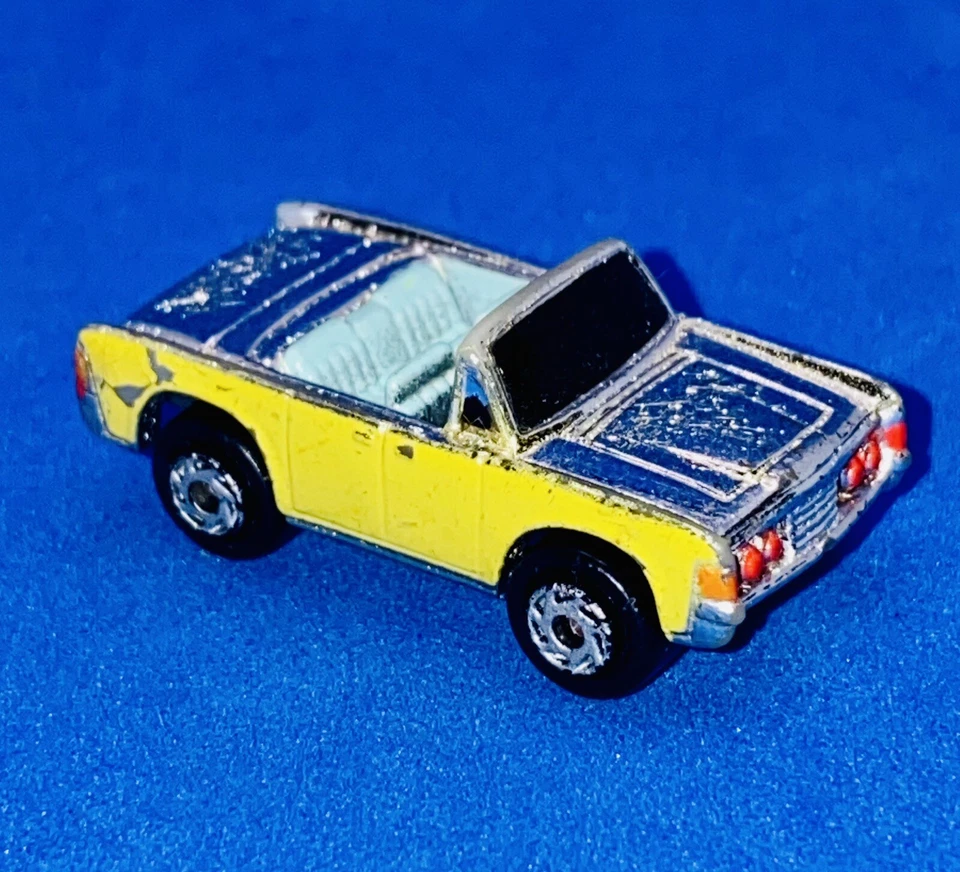 Хромеры стильные Micro Machines '65 Lincoln Continental желтые 1990 Galoob - Изображение 3 из 4