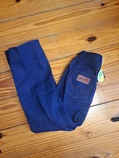 Deadstock Vintage 70's Wrangler No Fault Denim Jeans Boys Size 6 USA Western Cut