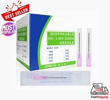 18 20 21 22 23 25 27 Gauge Needle Individual Package Box of 100