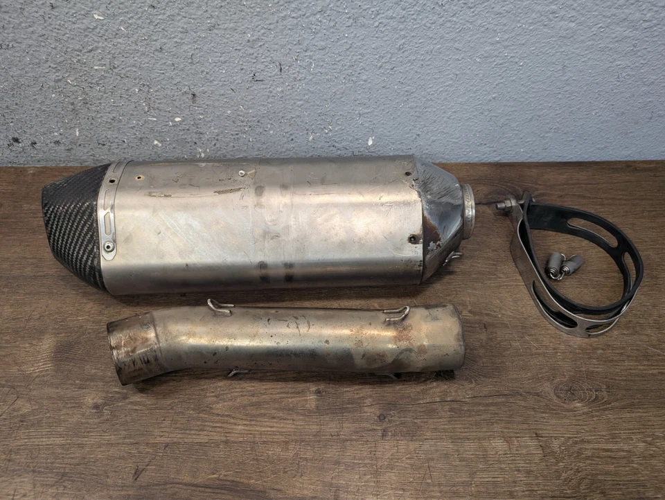 Tubo de escape silenciador ciclónico Suzuki GSXR1000 2009-2011 Yoshimura con tubo medio Foto 2 de 4