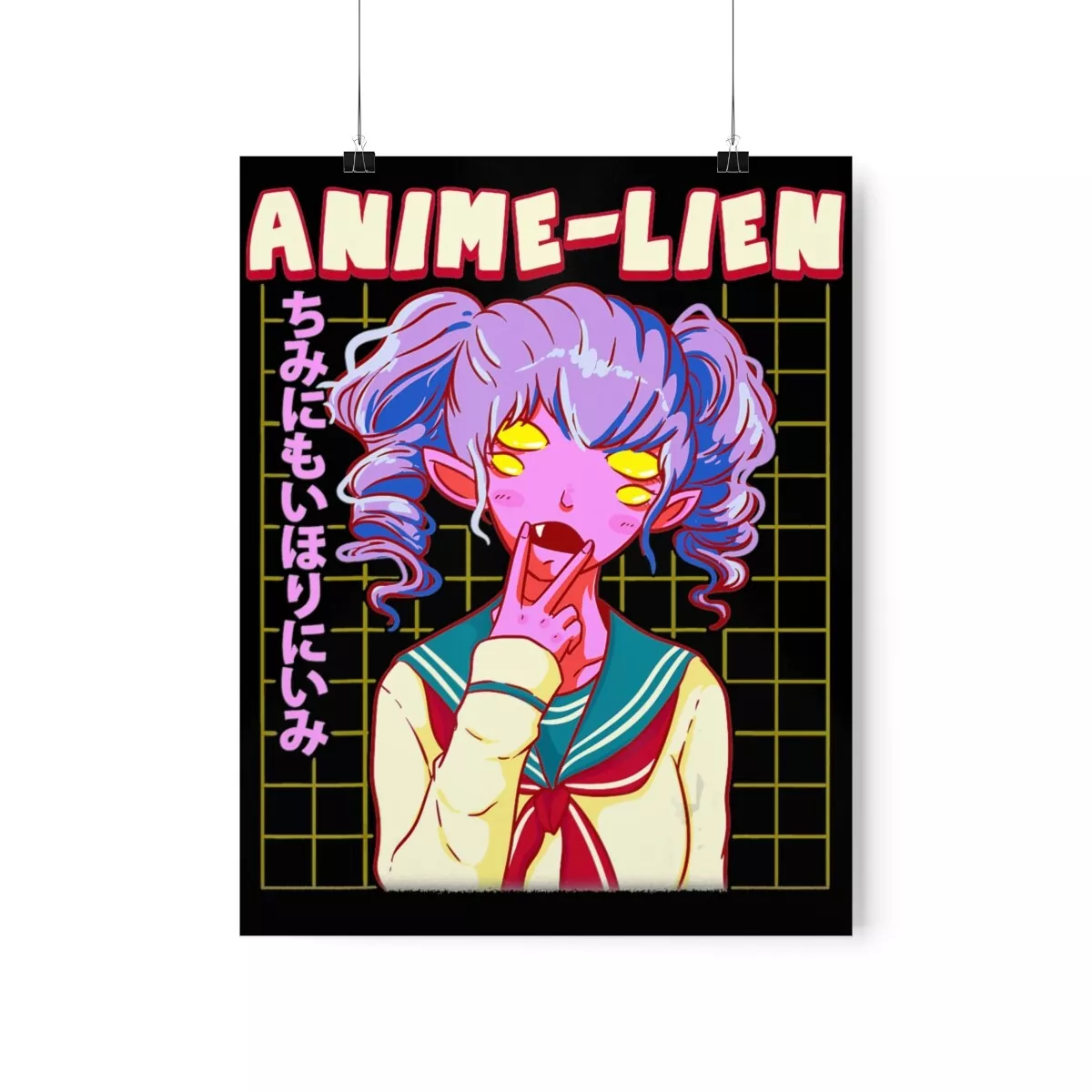 Japanese Manga Anime Tshirt Egirl Grunge Aesthetic Oversized