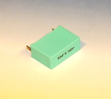  4 pc Capacitor Mylar Film 3.3uF 100V Roderstein Germany audio