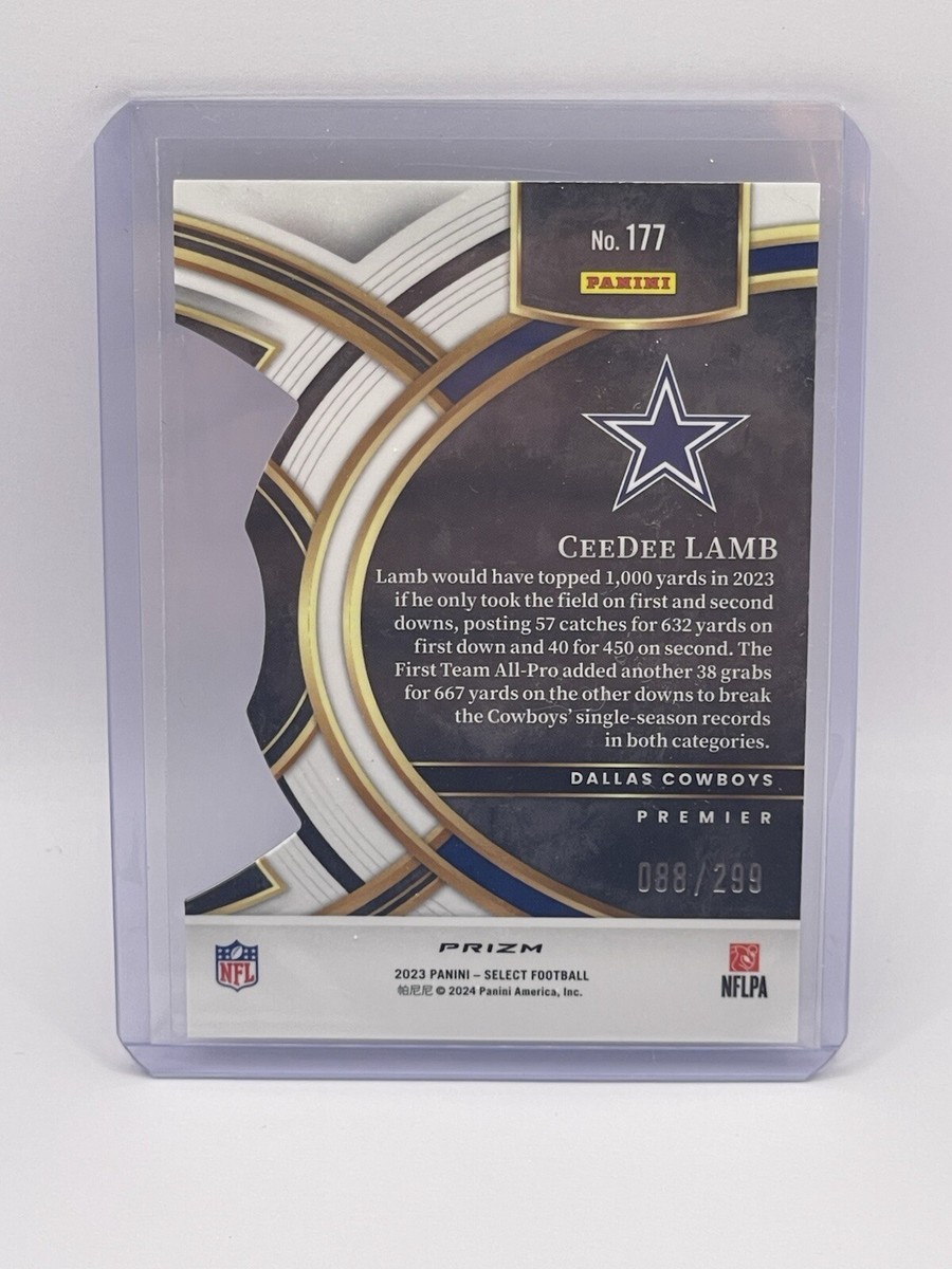 2023 Panini Select - Premier Level Copper Prizm Die-Cut #177