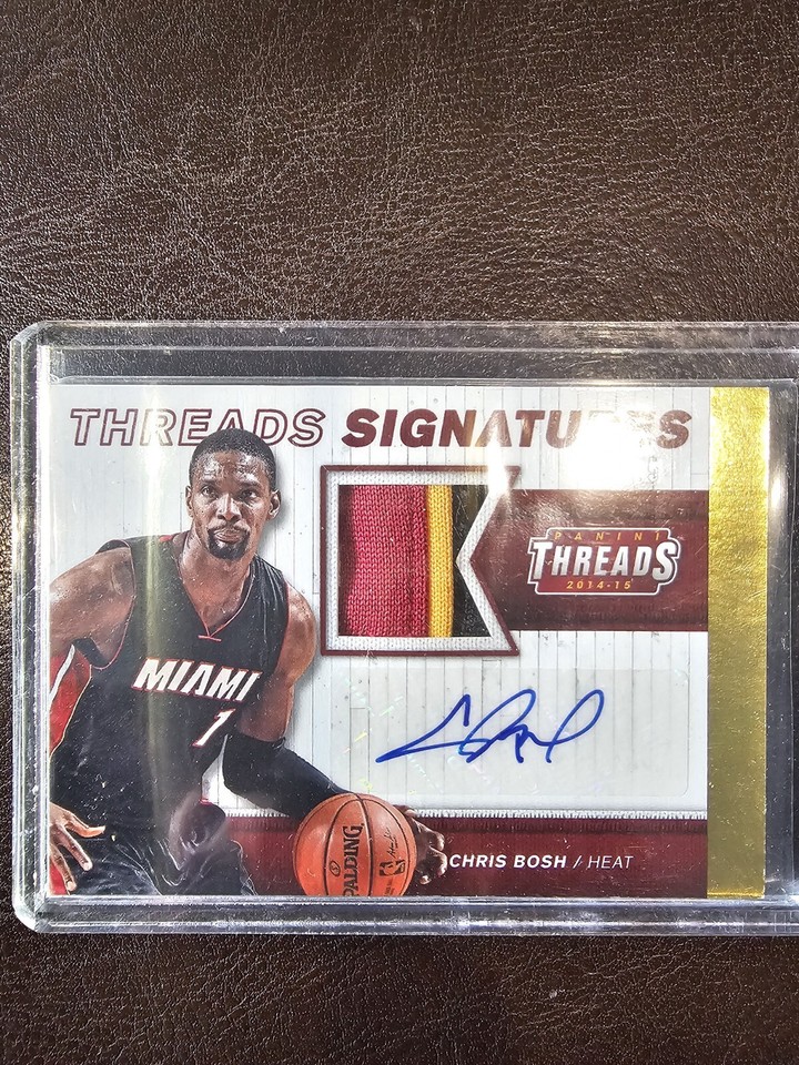 Chris Bosh Auto Jersey Card Lot /5 /10 /25 eBay