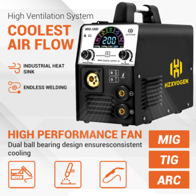Dualspannung 110V/220V Schweißer MIT Flux Core   8mm Stahl Durchdringung