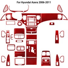 48pcs Red Carbon Fiber Full Interior Kit Cover Trim For Hyundai Azera 2006-2011 48pcs Red Carbon Fiber Full Interior Kit Cover Trim For Hyundai Azera 2006-2011