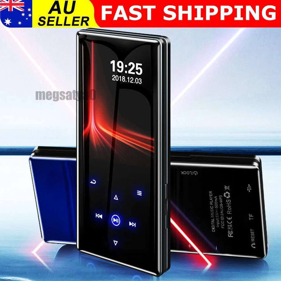 Portable 64G Bluetooth MP3 MP4 HIFI Video Music Player Sport FM Radio Recorder