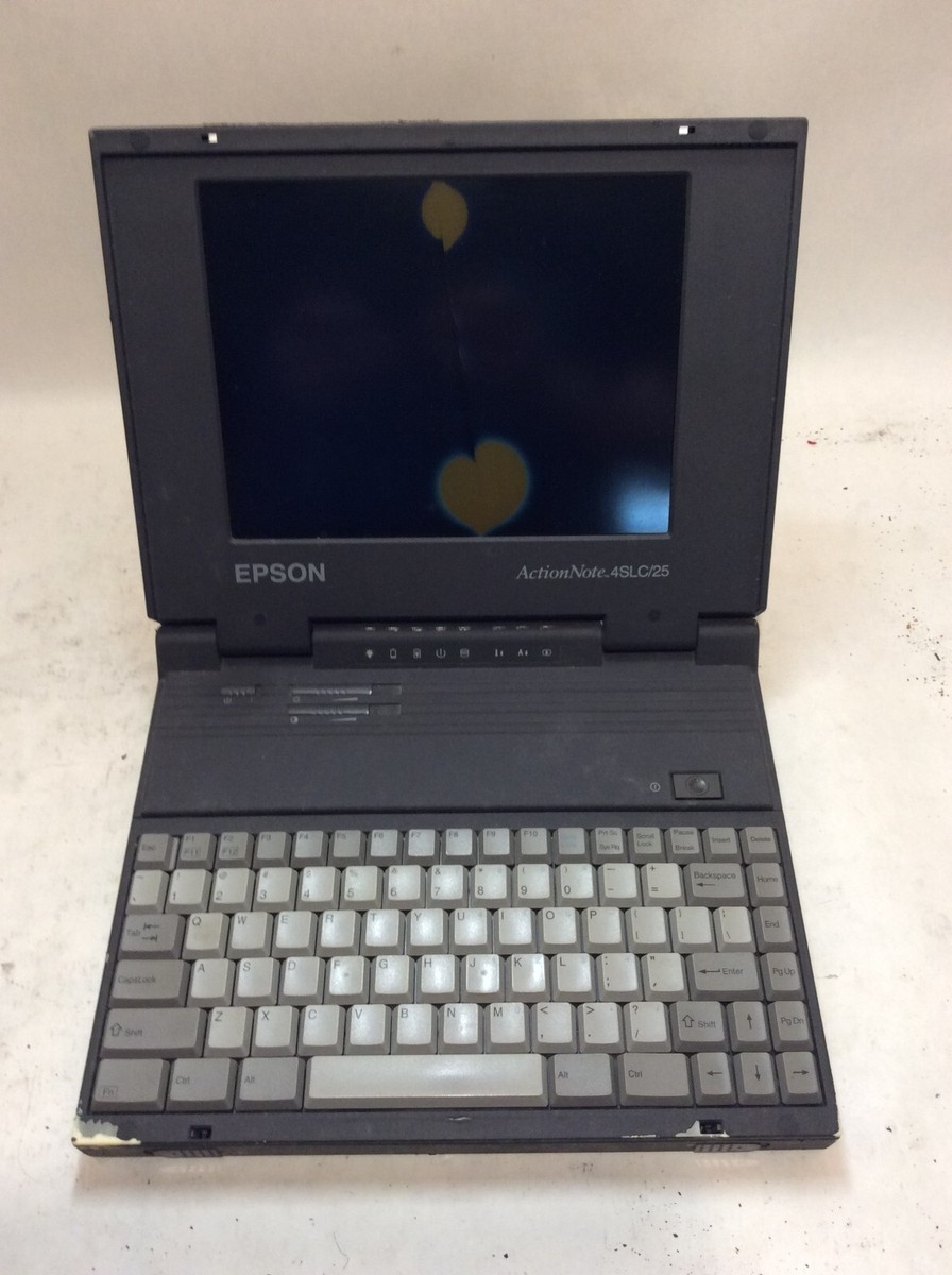VINTAGE Epson ActionNote 4SLC/25 AN-3S25 486SLC Laptop