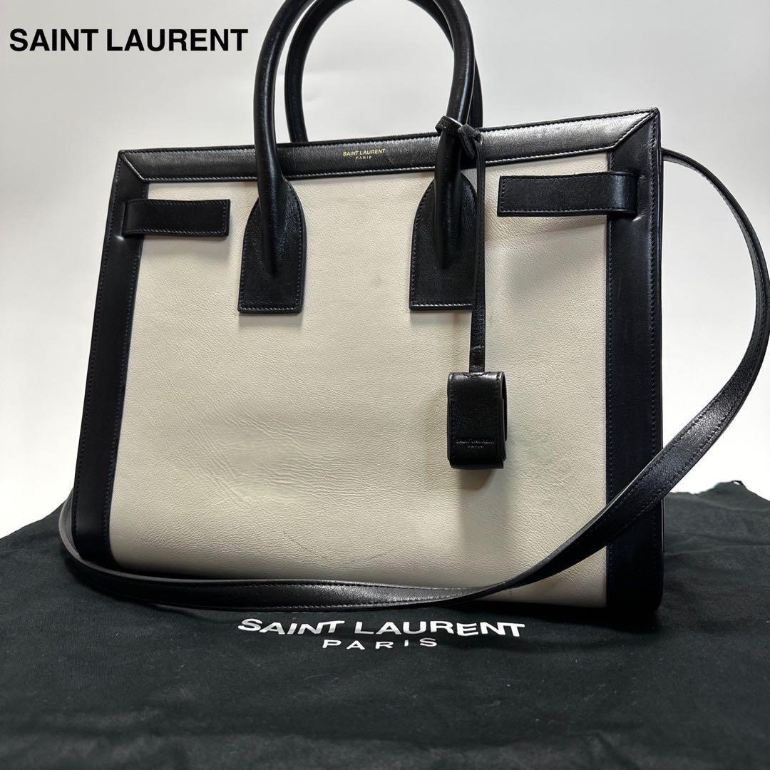 Saint Laurent Sac De Jour Borsa a tracolla a 2 vie con borsa portaoggetti 