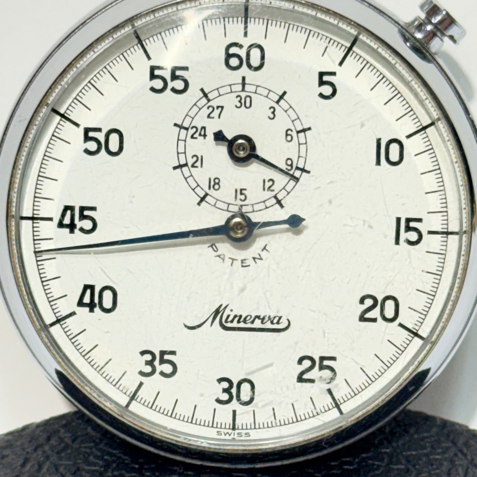 Vintage Minerva Swiss Stopwatch 7 Jewels Mechanical M… - Gem