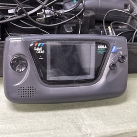 Sega Game Gear Console, Battery Pack & 4 Games, Sonic 2, MLB, Shinobi
