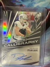 2024 Phoenix Dylan Laube Rookie Calligraphy RC Auto #RC-DLE Vegas Raiders