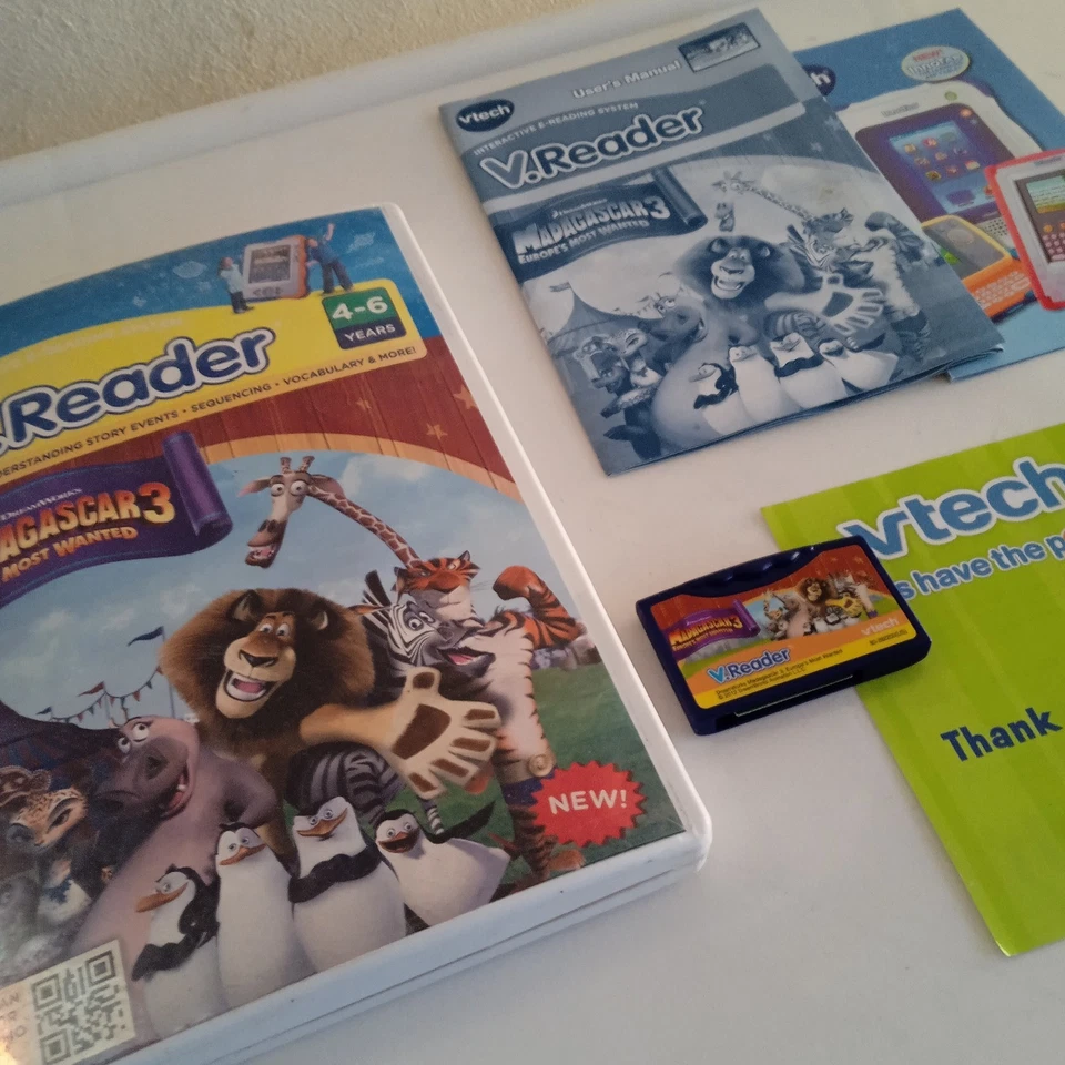 V Reader - Madagascar 3 - Game - CIB - - Image 2 of 3