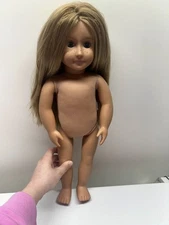 BATTAT 18" Doll Blonde Hair Blue Eyes Crooked Legs Our Generation