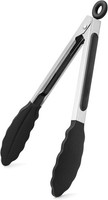 Wisyok 18Cm Mini Grillzange, Edelstahl-Silikonspitze, HitzebestäNdig | Kleine